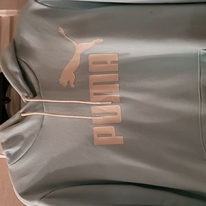 Blue puma hoodie